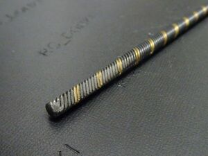 RCボート用　ワイヤードライブシャフト　両側四角型　510B65 船シャフト　D=φ6.35mm S=5X5mm 全長L=390mm ワイヤーシャフト