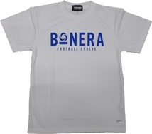 bonera ボネーラ ロゴ プラクティスシャツ Sサイズ ホワイト/ブルー BNR-TDT990-WTBL-S_画像1