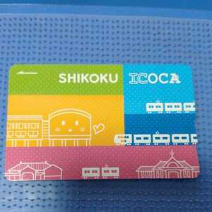 JR四国　ICOCA　新デザイン　残高なし デポジットのみ　送料84円 SuicaやICOCAと相互利用可 