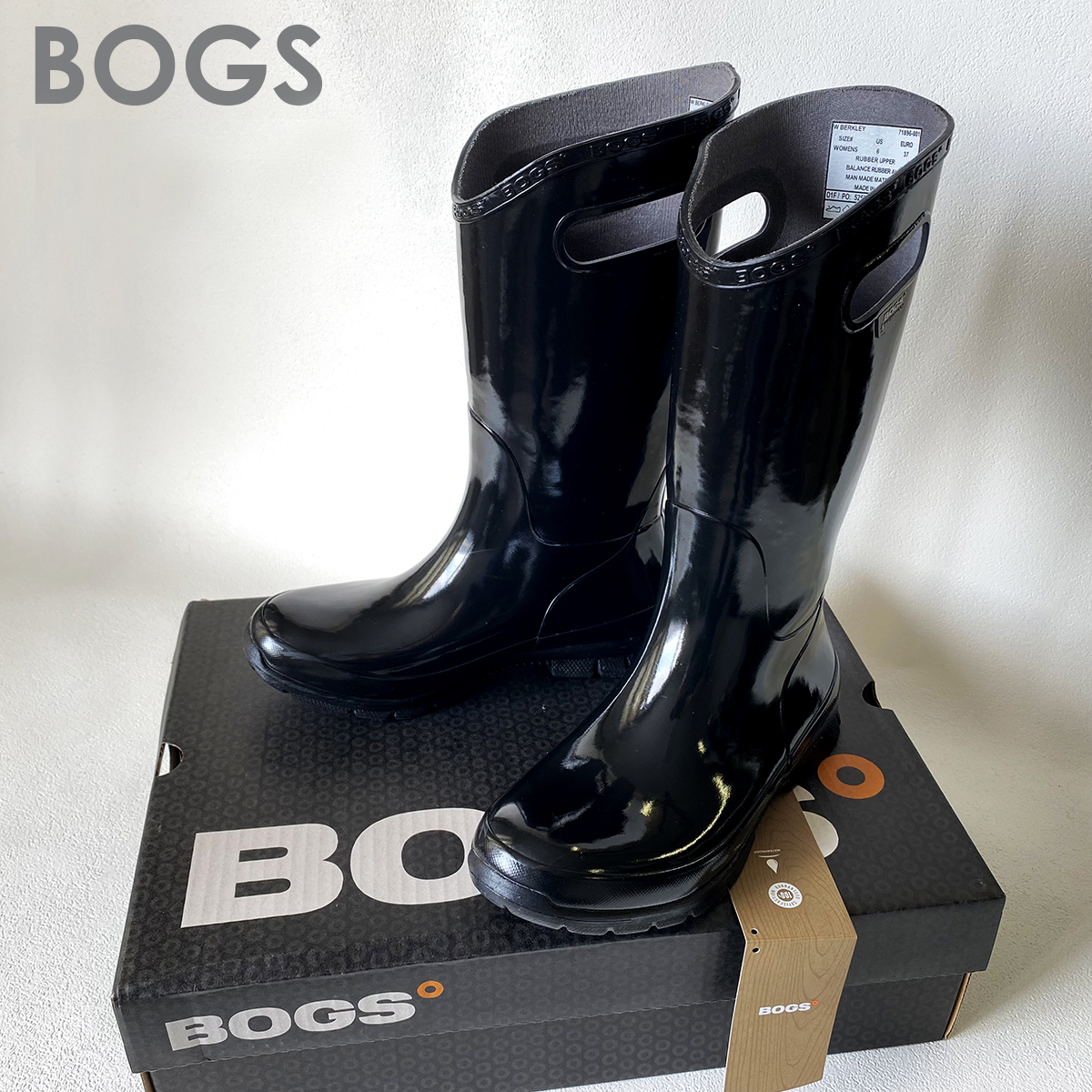 BOGS ソヴィー スリッポン ブーツ 防水 ガーデンレイン メンズOK