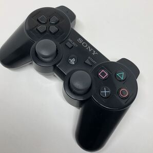 PS3 コントローラー 純正 黒 ブラック ディアルショック3 DUALSHOCK3 SIXAXIS アルコール消毒済 B01