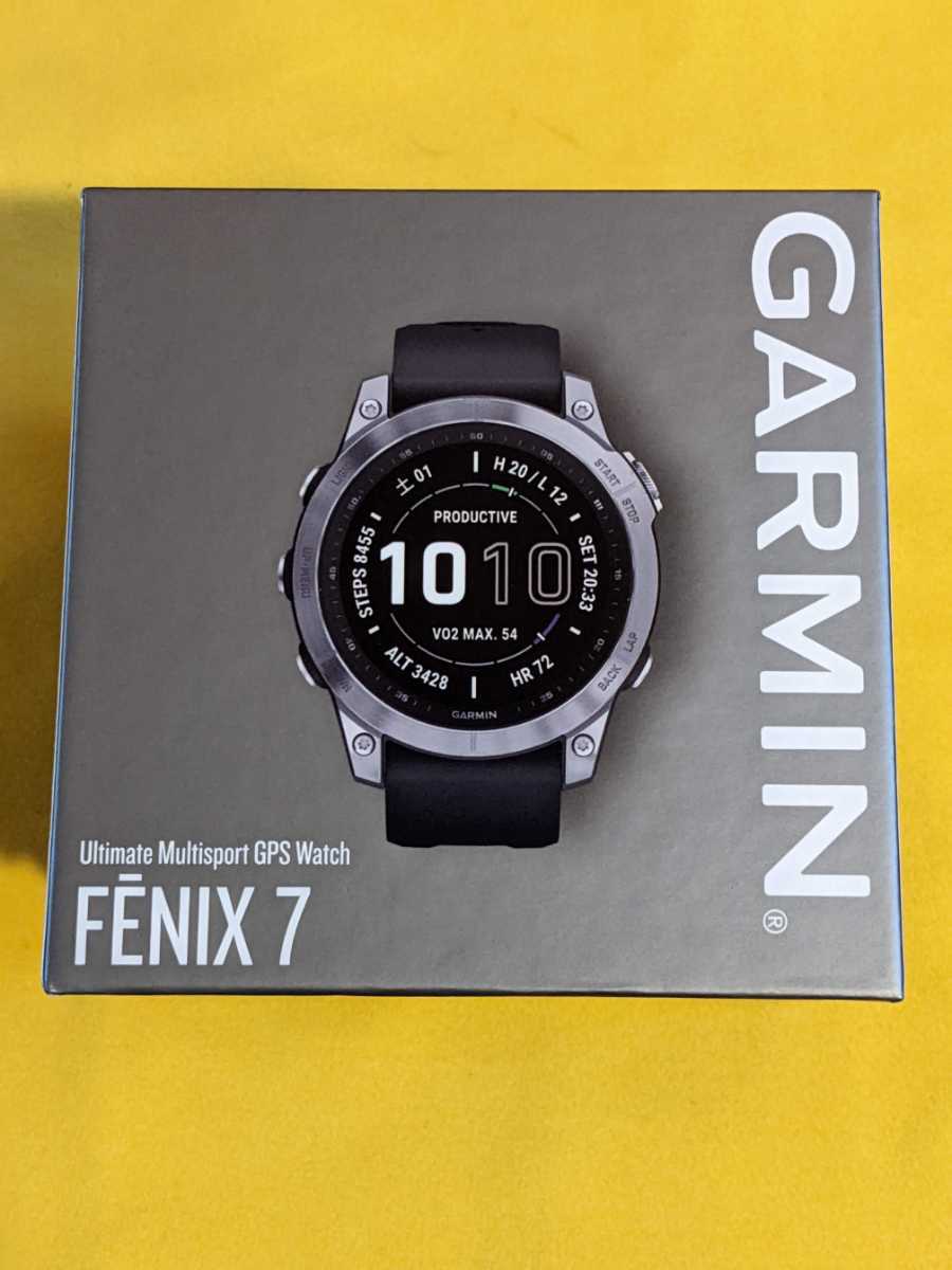 ー品販売 新品未使用 GARMINガーミンfenix 7 Silver Graphite econet.bi