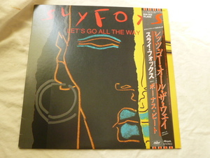 Sly Fox / Let's Go All The Way 帯・ライナー付 希少国内プロモ盤 12 NEW WAVE DISCO シンセ・ポップ ダンサブル 試聴