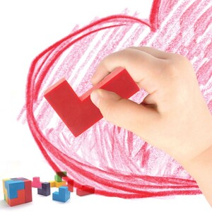 nuop design Cube puzzle crayons nopbittenbi ton crayons Cube puzzle child ...