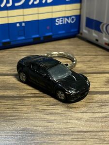 ●◎マツダ RX-8 黒 キーホルダー◎●④オリジナル加工品 カーアクセサリー ミニカー ハンドメイド 雑貨