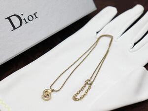 CDロゴ* Christian Dior ネックレス クリスチャン ディオール ヴィンテージ アクセサリー レディース 結婚式 レア C1