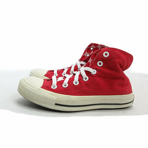 s■【23.5cm】コンバース/CONVERSE オールスター バックザフロントHD HI 1CJ871 スニーカー■赤/LADIES/121【中古】