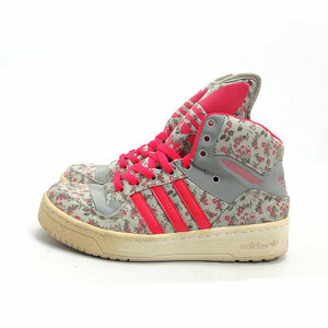 s■【26cm】アディダス/adidas METRO ATTITUDE LOGO W G44665/スニーカー■灰 ピンク/LADIES/117【中古】