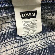 90's USA製 Levi's リーバイス トラッカージャケット デニムジャケット チェックライナー M_画像5