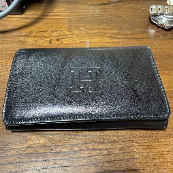 定価の30,000引き7,800円に、します。イタリア製HIROFU 財布　黒の廃盤で、手に入らないかたち。 ヒロフ レザー 本革