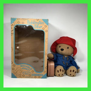 N-1201* Jun p бег фирма pa DIN тонн Bear Paddington Bear натуральная кожа чемодан имеется * коробка . нацарапанная надпись есть 