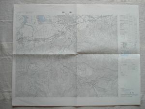 [ map ] west article 1:25,000 Showa era 44 year issue / Ehime ..book@ line .. river . electro- machine factory ... god company .. mountain black . ridge stone . god company .no. Shikoku country plot of land ..