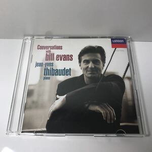 CD CONVERSATIONS WITH BILL EVANS 『ビル・エヴァンスとの対話』 JEAN-YVES THIBAUDET ジャン イヴ・ティボーデ