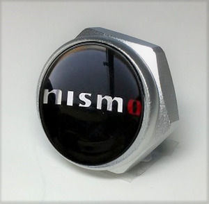 新着　　NISMO　マーク　アルミナンバーボルトカバー　1点