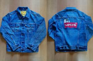 【新品】リーバイス トラッカージャケット XSサイズ Levi's×PEANUTS コレクション スヌーピー Gジャン 綿100％ 定価15400円 72334-0394