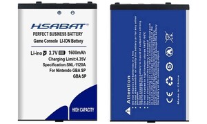 容量1600mah ゲームボーイアドバンスSP バッテリー