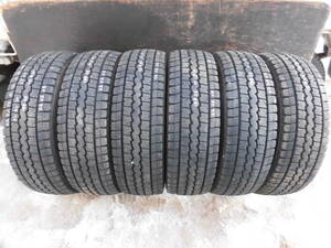 225/75R16 118/116L LT●ダンロップ 18年スタッドレス６本●220203