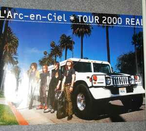 ◆ポスター◆L'Arc～en～Ciel ／TOUR 2000 REAL／ラルク アン シエル／５