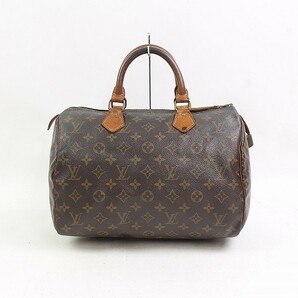 ●Louis Vuitton ルイヴィトン M41526 モノグラム スピーディ30 ミニボストン ハンド バッグ 茶 ブラウンの画像2