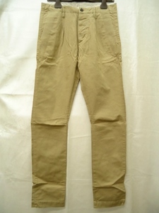 [KCM]sta-33* new goods unused goods *[Novemberno- Ben ba- TOMORROWLAND] men's cotton pants size 30 beige group Italy made 