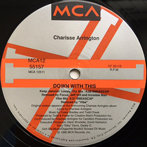 ★Charisse Arrington「Down With This」12single/1996年US盤★_画像3