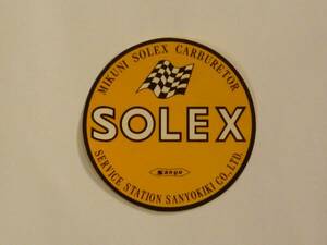 ソレックスキャブレターSOLEXステツカーワッペン刺繍セットミクニSOLX三陽SK器機懐かしい40年代当時もの超超稀少本物山陽機器工業所SK.OER