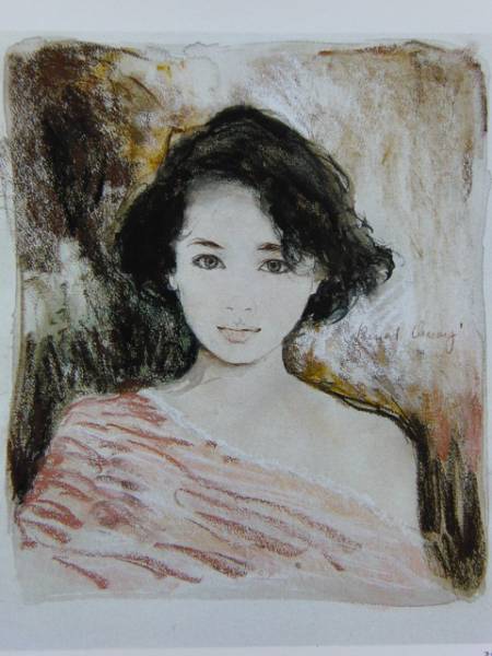 B. Charoix, Yui Asaka, Libro de arte de edición limitada aún no lanzado en Japón, enmarcado, Cuadro, Pintura al óleo, Retratos