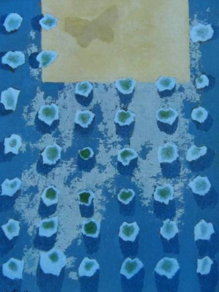 Kyuzaburo Ito, Schmetterling, Aus einer seltenen Sammlung von Rahmenkunst, Schönheitsprodukte, Neuer Rahmen inklusive, Malerei, Ölgemälde, Abstraktes Gemälde