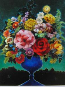 Art hand Auction Takayama Uichi, Fleurs à l'aube, Fait partie d'une collection d'art raisonné, Neuf avec cadre, Peinture, Peinture à l'huile, Nature, Peinture de paysage