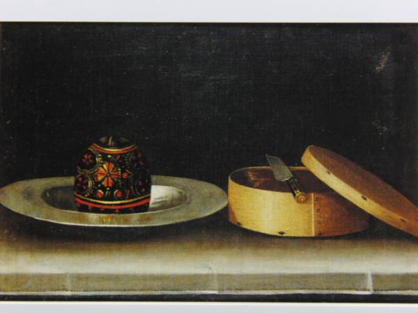Дж. Сурбаран, Чайная посуда и коробка сладостей 25, супер редкий, Новый с рамкой., Хорошее состояние, рисование, картина маслом, натюрморт