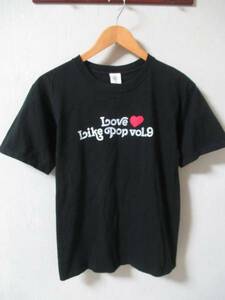 aiko アイコ LOVE LIKE POP Vol.Ⅸ Tシャツ 黒 チビ