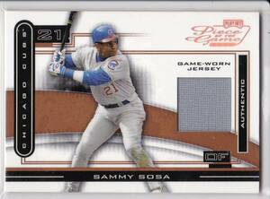 【ジャージカード】2003PLAYOFF Piece of the Game #POG-88 Sammy Sosa 046/150