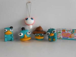 *Jta25AZ Disney finias. fur b Perry mascot all 5 kind *TAKARATOMYARTS*200 jpy =014423_s