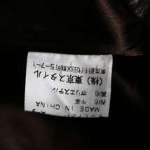 美品 22オクトーブル 22 OCTOBRE 株) 東京スタイル 小さいサイズ34 柔らか 牛革 本革 綺麗ライン 長袖 レザージャケット ダークブラウン 皮_画像5