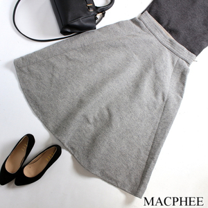  beautiful goods Tomorrowland MACPHEE McAfee # winter warm thick small size 34 A line wool simple mi leak height wool skirt long height 