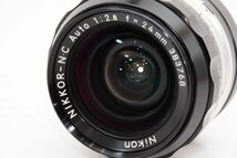 【特上級】NIKON ニコン NIKKOR-N C AUTO 24mm F2.8 非AI マニュアルフォーカス 単焦点 ＃a7898_画像5