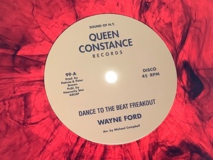 WAYNE FORD - Dance To The Beat Freakout / The Best Thing In Life - 2005 USリイシュー透明ダークレッドヴァイナル12インチ