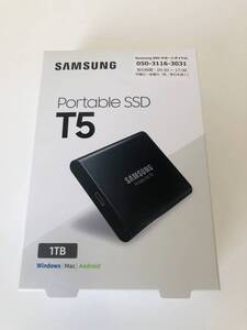 ●【新品未開封☆送料無料☆匿名配送】 サムスン MU-PA1T0B/IT USB3.1 Gen.2対応 ポータブルSSD 1.0TB