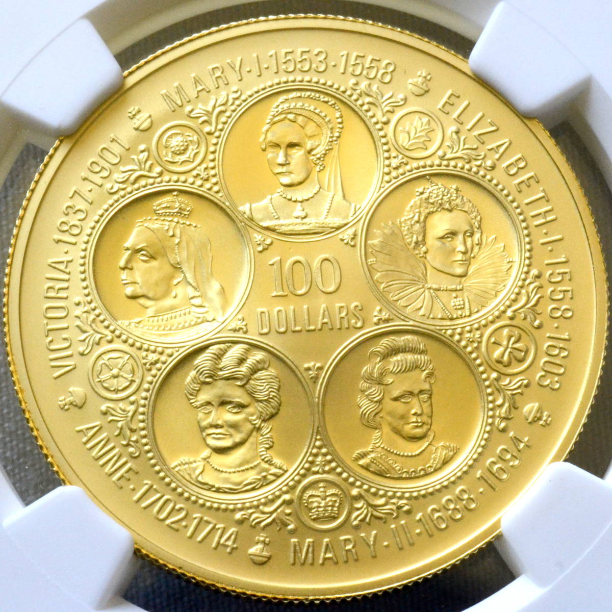 2021年 イギリス連邦 バルバドス 1921年ピースダラー 100周年記念金貨 完璧