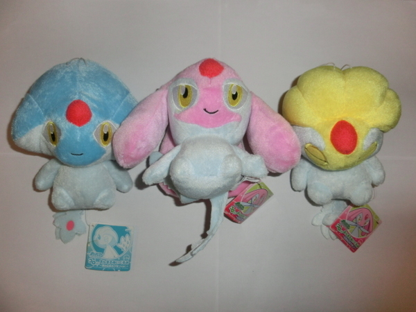 〇ポケモンぬいぐるみ ユクシー エムリット アグノム コロッとまんまるぬいぐるみ