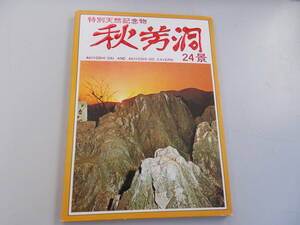 絵葉書　特別天然記念物　秋芳洞　24景　汚れ、変色有り　中古品