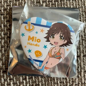 ☆アイドルマスター シンデレラガールズ シンデレラガールズ劇場 トレーディング ハート型 缶バッジ 本田未央☆