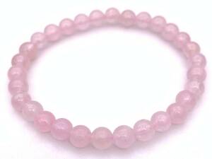  natural stone moruga Night ( pink aquamarine )AAA6mm sphere. bracele -01