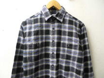 ◆UNIQLO ユニクロ　ダブルポケット　オリジナル チェック　ネルシャツ　サイズS 332-08031_画像1