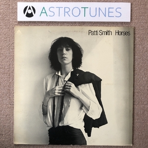 パティ・スミス Patti Smith 1975年 LPレコード ホーセス Horses 名盤 米国盤 Rock 刻印 RL John Cale