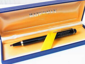 TS フランス製 WATERMAN ウォーターマン Ideal PARIS ビンテージ 1989年記念品 ボールペン 黒ｘ金