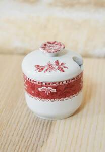 Супер редкие красивые товары ☆ Spode 1890 -х годов Copland Pink Camilla Salt Pot