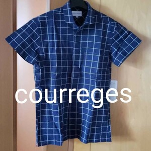 新品未使用　courreges　クレージュ　半袖シャツ