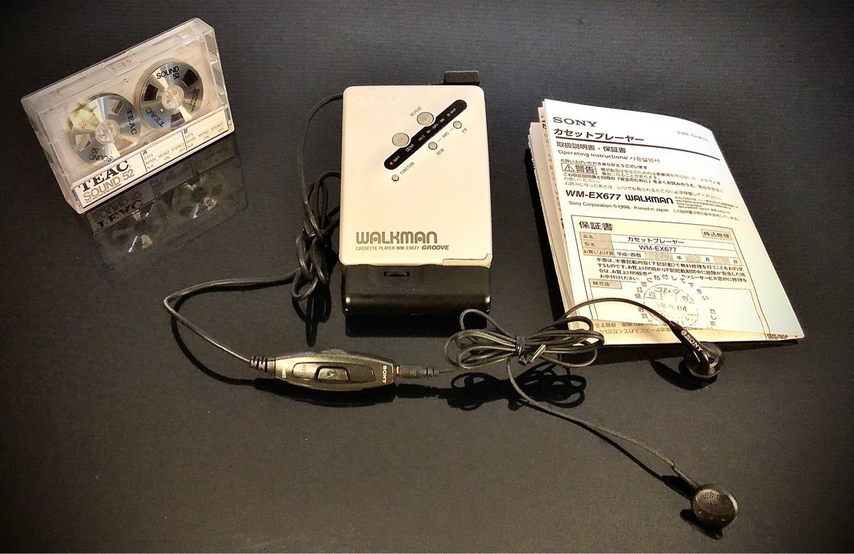 ジャンク 外観美品 SONY WM-EX9 WALKMAN カセットプレーヤー-