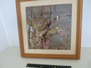  non-standard-sized mail shipping pressed flower frame 24.×24.